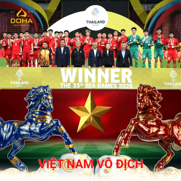 Đỏ khí chất - Vàng rực rỡ Chúc mừng Việt Nam giành HCV bóng đá SEA Games 33 🇻🇳 🏆🥇