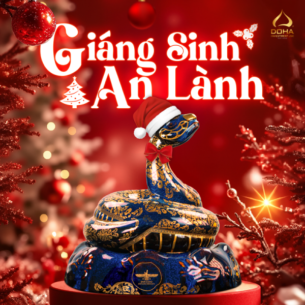 🎄 DOHA Golden Snake God - Merry Christmas, Full of Fortune! 🎄