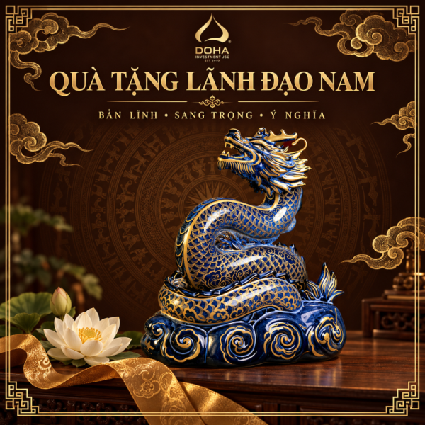 Quà tặng lãnh đạo nam: Gợi ý món quà bản lĩnh, sang trọng và có ý nghĩa