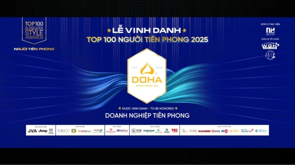 Компания DOHA JSC Vietnam удостоена звания «Предприятие-пионер 2025 года»